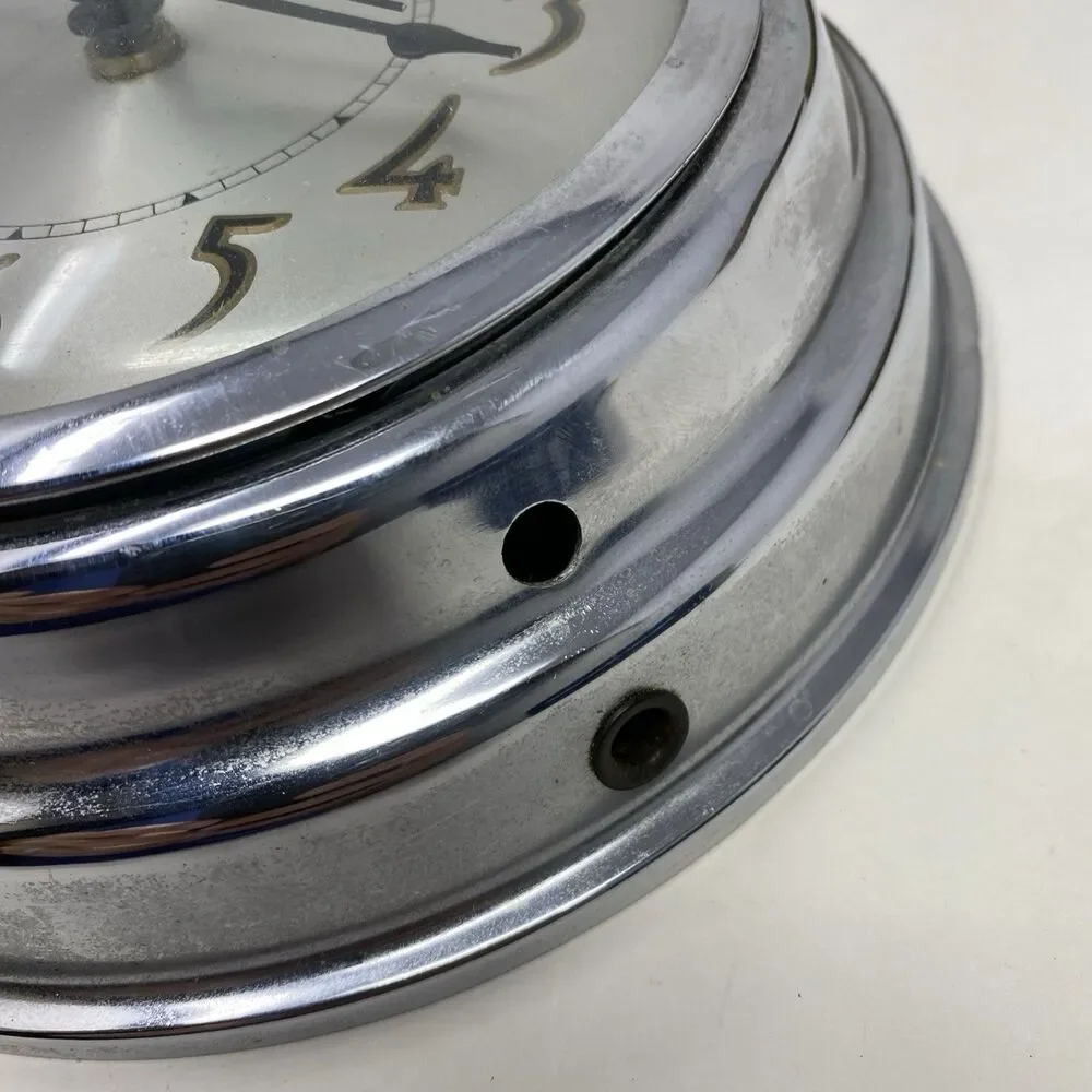 Vintage 1940's Round Wall Clock Parts/repair. Needs Cord